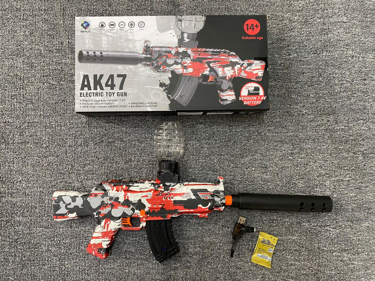 Pistola Hidrogel Ak47 Electrico