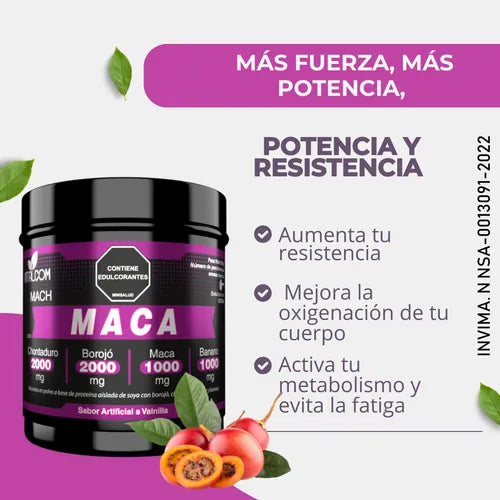 🌿🔥 ¡Recupera tu Energía, Vitalidad y Potencia Natural con la MACA PERUANA PREMIUM!